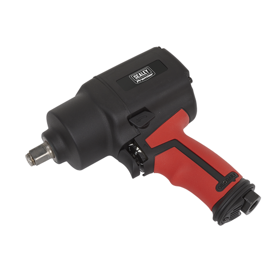 Sealey Air Impact Wrench 1/2" Square Drive Twin Hammer 5.4 CFM 7300 RPM SA6002