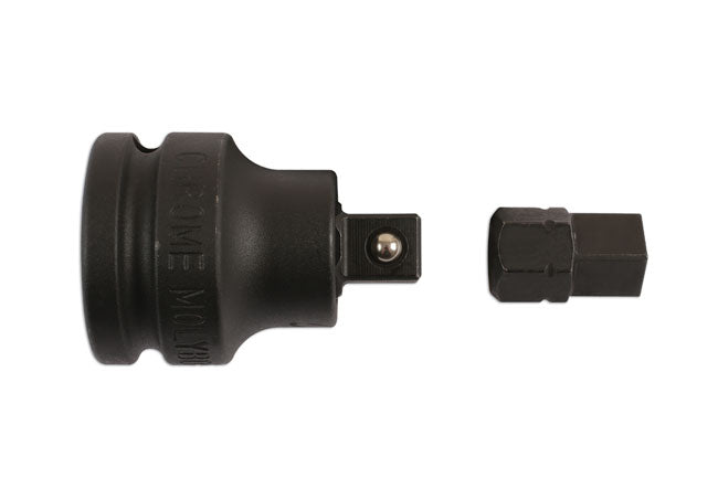 LASER TOOLS 6099 Impact Adaptor 3/4in Drive to 1/2" Drive Chrome Molybdenum