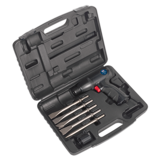 Sealey Air Hammer Kit Composite Premier - Medium Stroke Low Vibration SA613