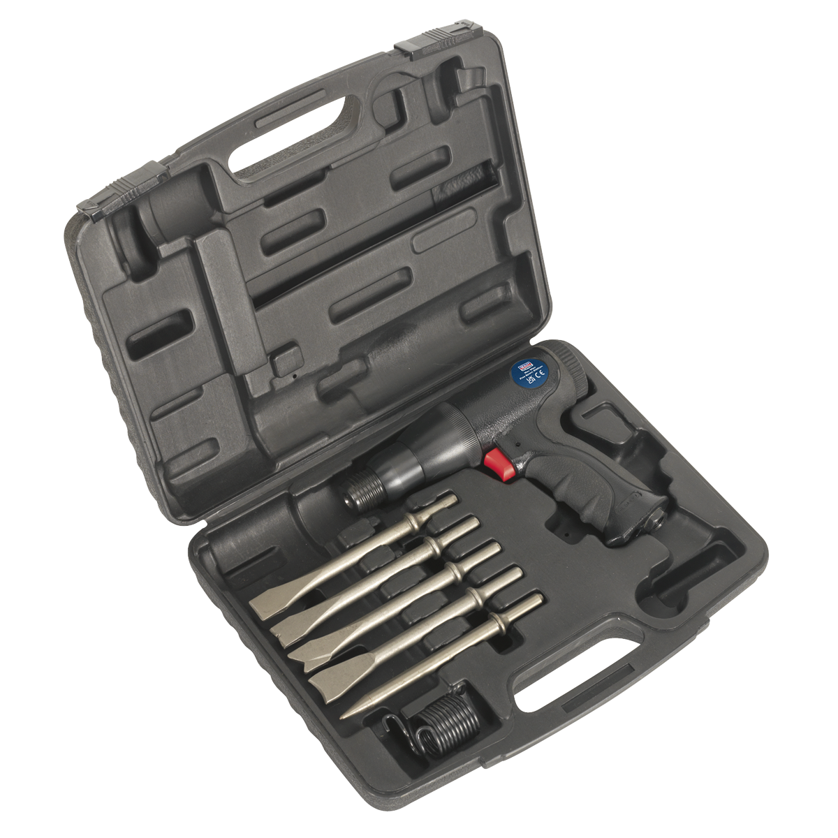 Sealey Air Hammer Kit Composite Premier - Long Stroke Low Vibration SA614