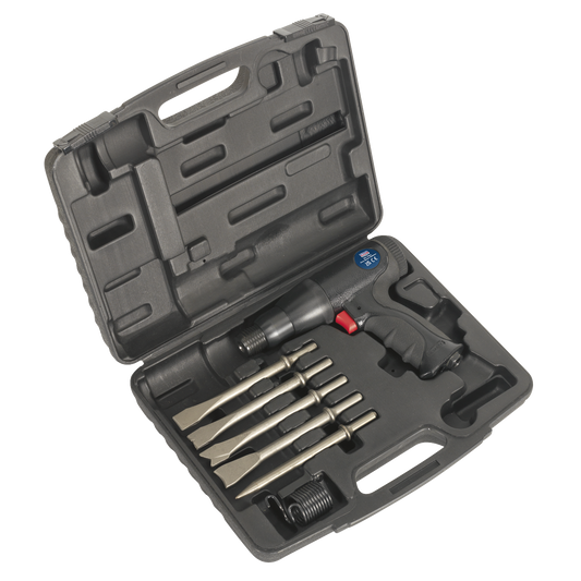 Sealey Air Hammer Kit Composite Premier - Long Stroke Low Vibration SA614