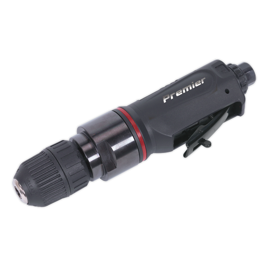 Sealey Ø10mm Straight Air Drill With Jacobs Keyless Chuck 500 RPM SA622