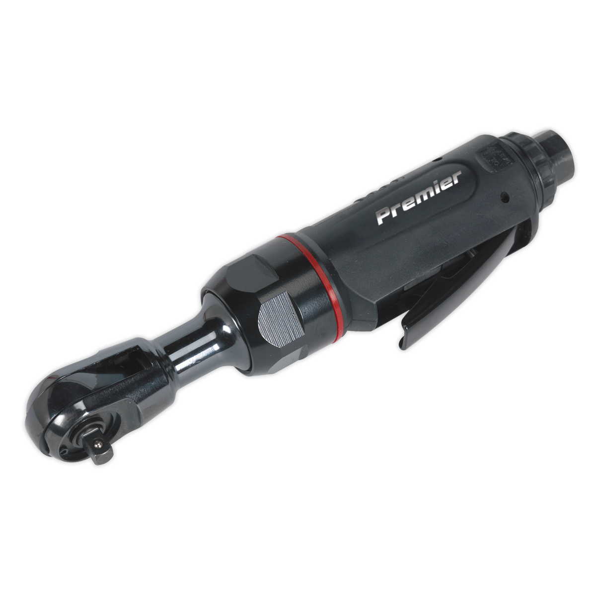 Sealey 1/4" Square Drive Mini Air Ratchet Wrench With Twist-Reverse Action SA630