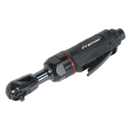 Sealey 1/4" Square Drive Mini Air Ratchet Wrench With Twist-Reverse Action SA630