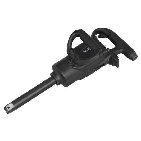 Sealey 1"Square Drive Air Impact Wrench Twin Hammer - Compact Lightweight SA686