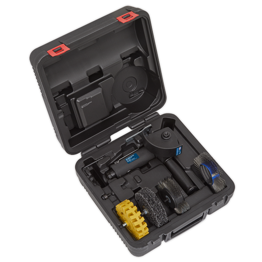 Sealey Smart Eraser Air Tool Kit Supplied In Storage Case 4 Pieces SA695