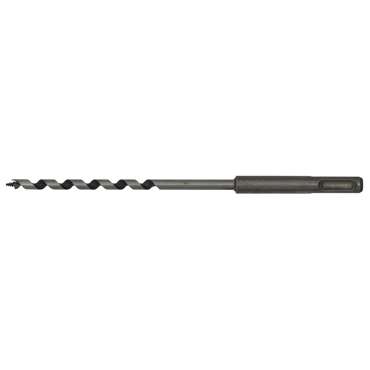 Sealey SDS Plus Auger Wood Drill Fully Hardened 6 x 200mm - Grey SA6X200