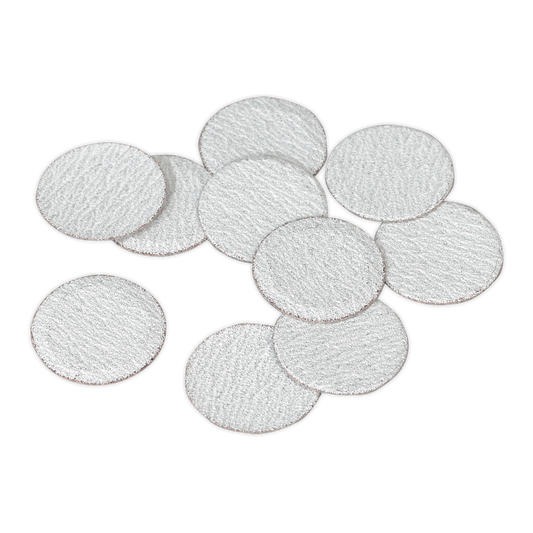 Sealey Ø75mm Hook-and-Loop Sanding Disc 120 Grit - Pack of 10 Pieces SA722D120G