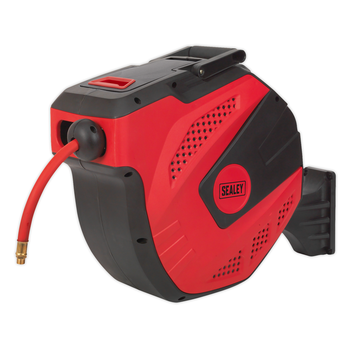 Sealey Auto Rewind Control Air Hose Reel 20m Ø10mm ID - Rubber Hose SA823