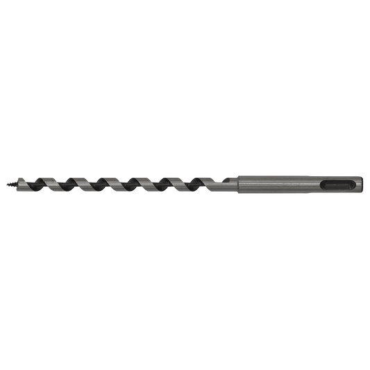Sealey SDS Plus Auger Wood Drill Fully Hardened 8 x 200mm - Silver SA8X200
