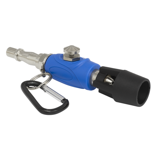 Sealey Venturi Tip Mini Air Blow Gun 90 PSI Pressure Detachable Hook SA904