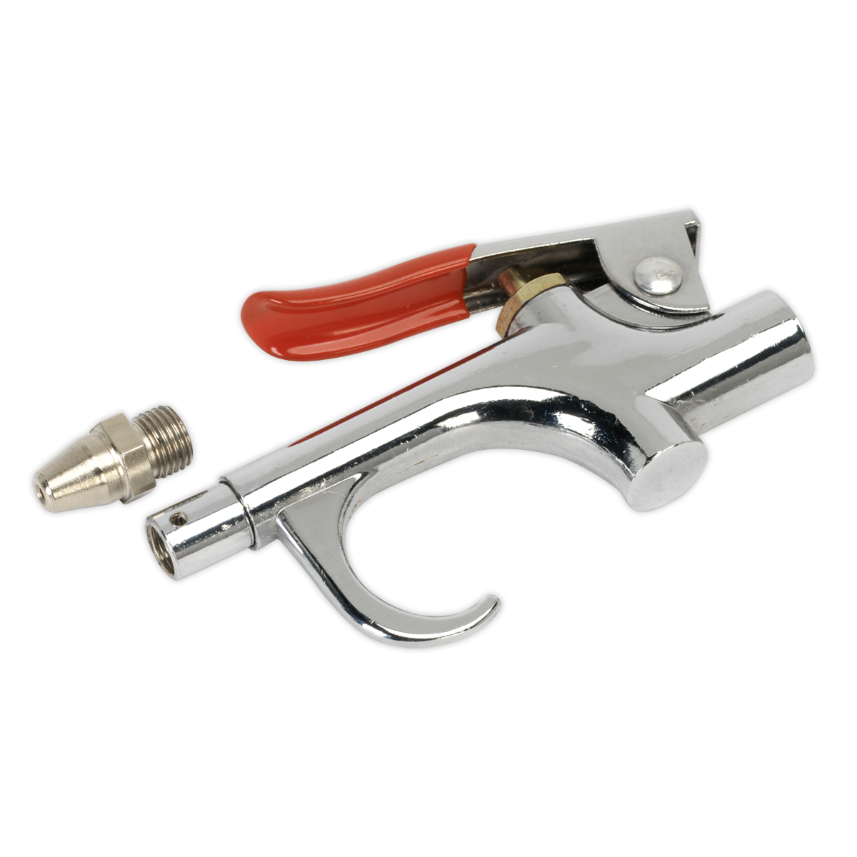 Sealey Air Blow Gun Palm Type With 1/4" BSP Air Inlet & Safety Nozzle SA913