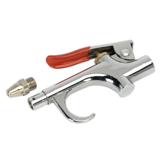 Sealey Air Blow Gun Palm Type With 1/4" BSP Air Inlet & Safety Nozzle SA913