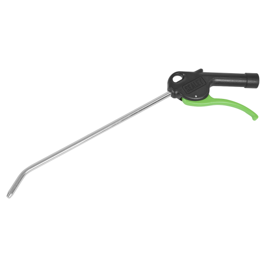 Sealey Air Blow Gun Bent Pipe 300 x 8mm With 1/4" BSP Air Inlet Ergonomic SA9231