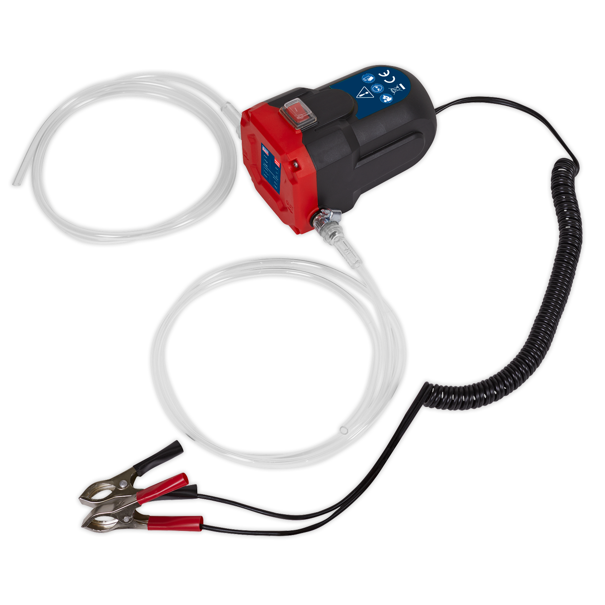Sealey Oil Transfer Pump 12V Portable + Hoses Accessories NOT For Petrol TP9312