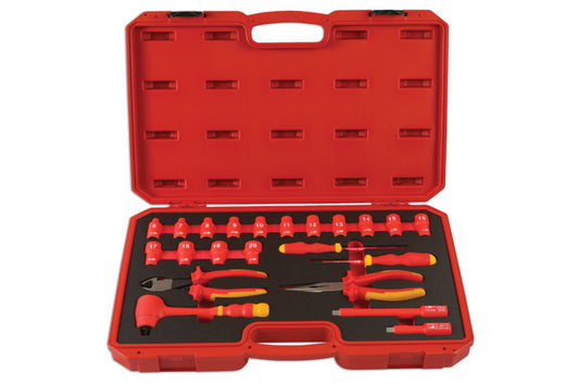 LASER 6146 Fully Insulated Electricians Tool Set 22 Pieces 1000V Safe Use