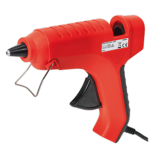 Sealey Glue Gun Fitted With 1.1m Cable & 3-Pin Plug 230V 40W - Red AK292