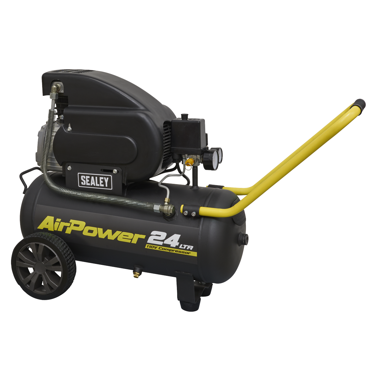 Sealey 24L Direct Drive Air Compressor 2hp 110V 116PSI 8 Bar SAC2420E110V