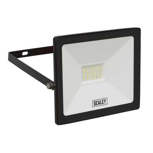 Sealey Extra Slim Floodlight Flash Light 20W SMD LED With Wall Bracket LED112
