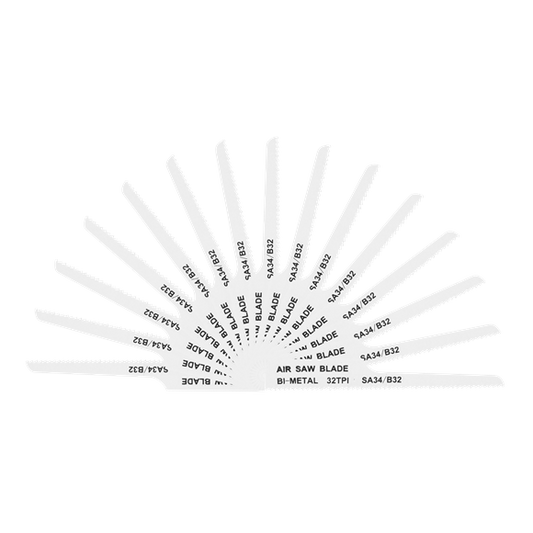 Sealey HSS Air Saw Blade Power Tool Accessory 32TPI Pack of 15 Pieces SA34/B3215