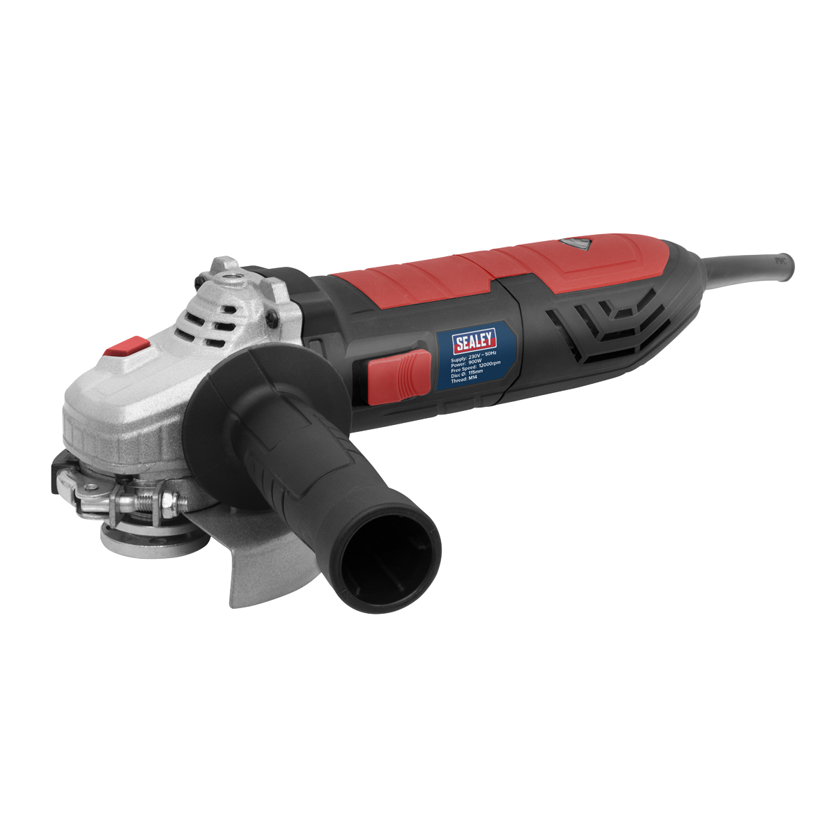 Sealey 230V 115mm 900W Angle Grinder With Built-In LED Power Indicator SAG115