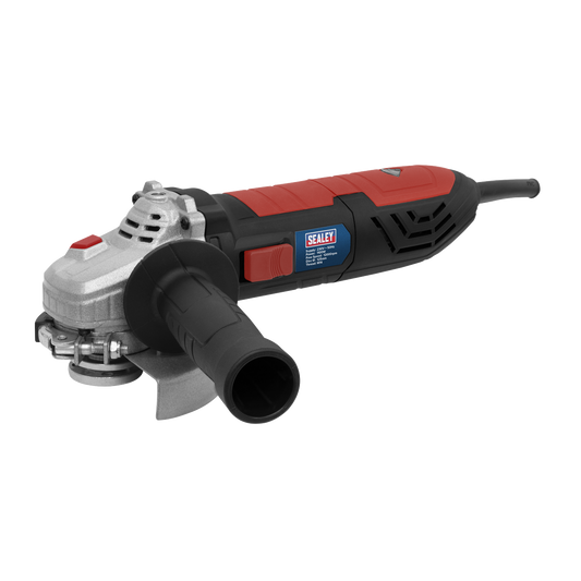 Sealey 230V 125mm 1100W Angle Grinder Built-In LED Power Indicator SAG125