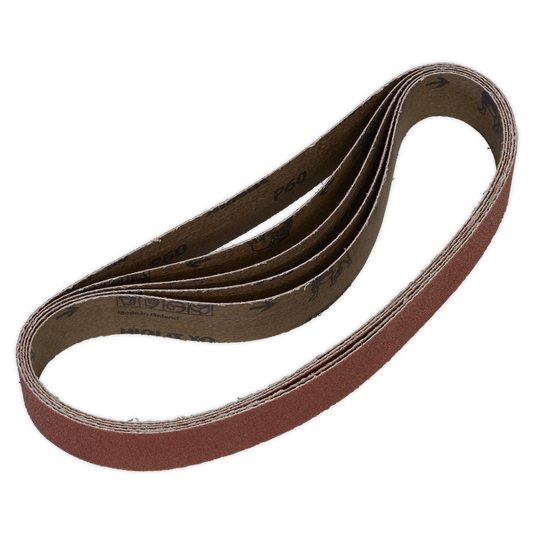 Sealey Sanding Belt Aluminium Oxide 30 x 540mm 60 Grit Pack Of 5 SB0010
