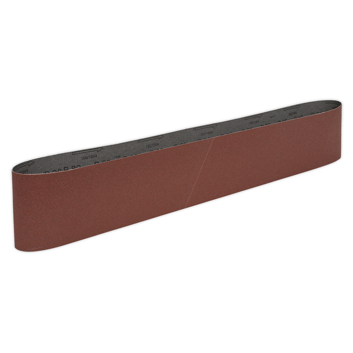 Sealey Aluminium Oxide Super-Flexible Sanding Belt 100 x 1220mm 80 Grit SB0012