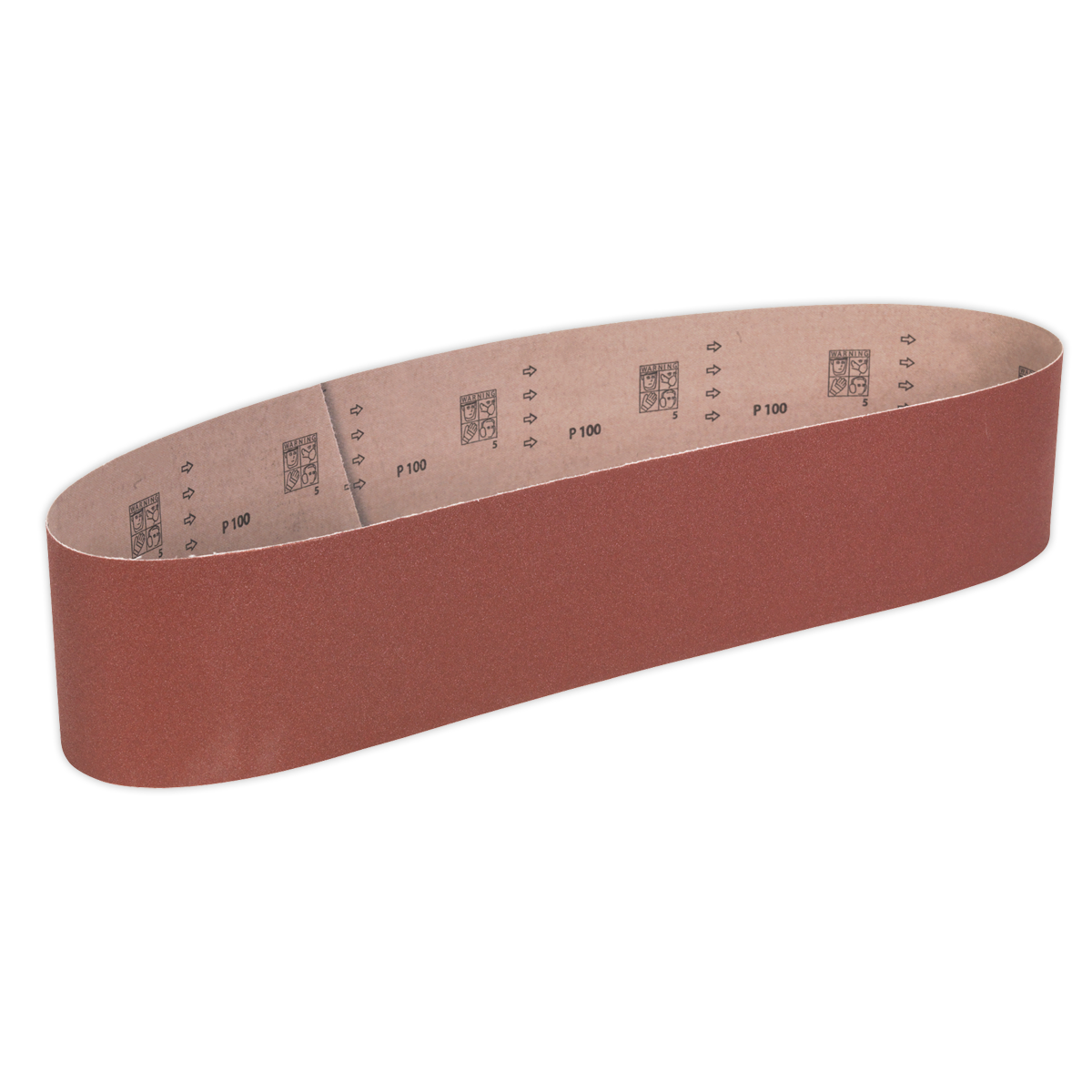 Sealey Aluminium Oxide Super-Flexible Sanding Belt 100 x 1220mm 100 Grit SB0013