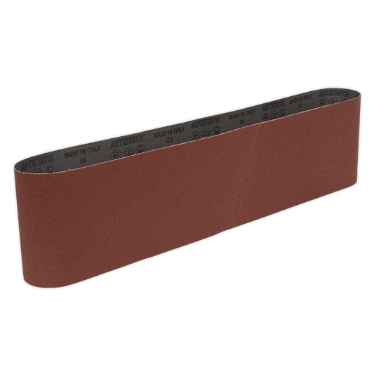 Sealey Aluminium Oxide Super-Flexible Sanding Belt 100 x 915mm 80 Grit SB0015