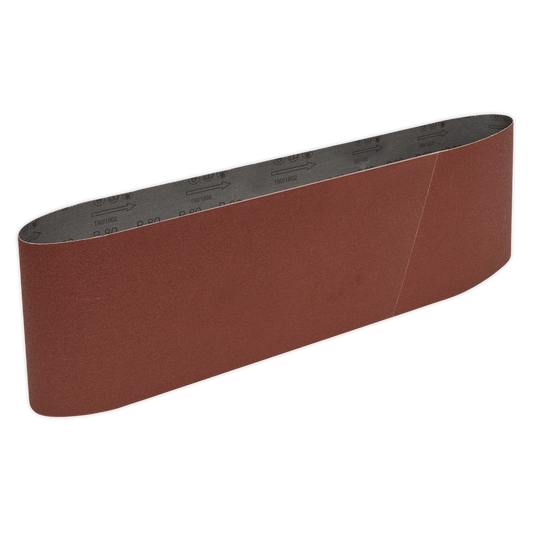 Sealey Aluminium Oxide Super-Flexible Sanding Belt 150 x 1220mm 80 Grit SB0017