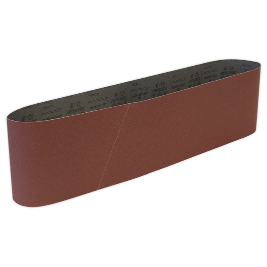 Sealey Aluminium Oxide Super-Flexible Sanding Belt 150 x 1220mm 100 Grit SB0018