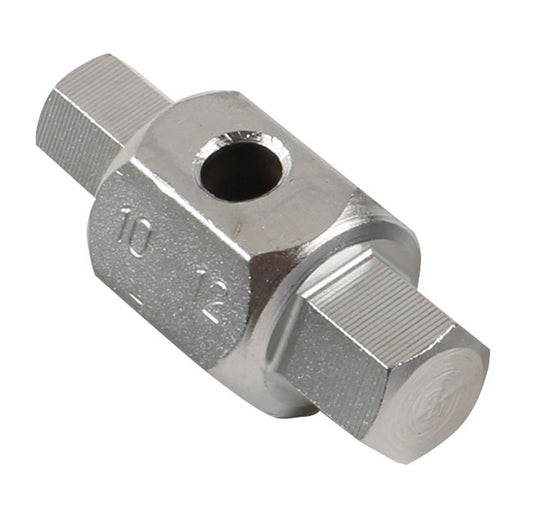 LASER 1576 Oil Drain Plug Socket Wrench Insert 10/12mm Socket Size Hexagon Steel
