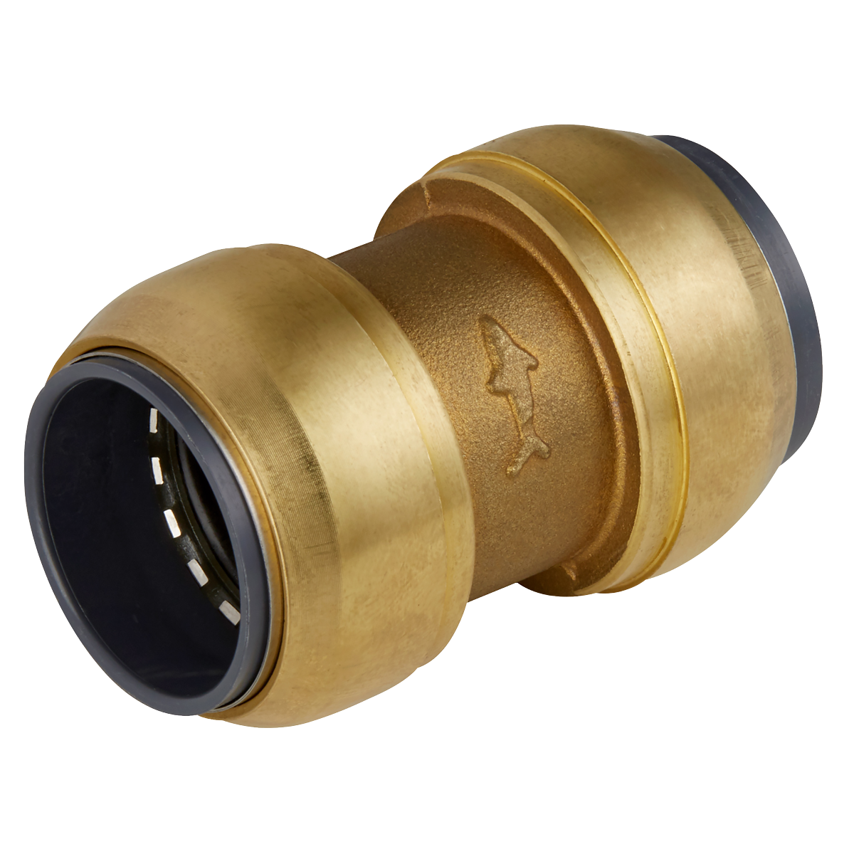 Sealey SharkBite Straight Connector 15mm Brass For Aluminium Pipe SBA15SC