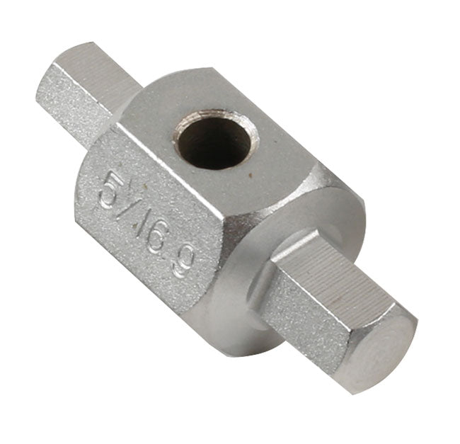 LASER 1577 Oil Drain Plug Socket Wrench Insert 9mm Socket Size 5/16" Hex Steel