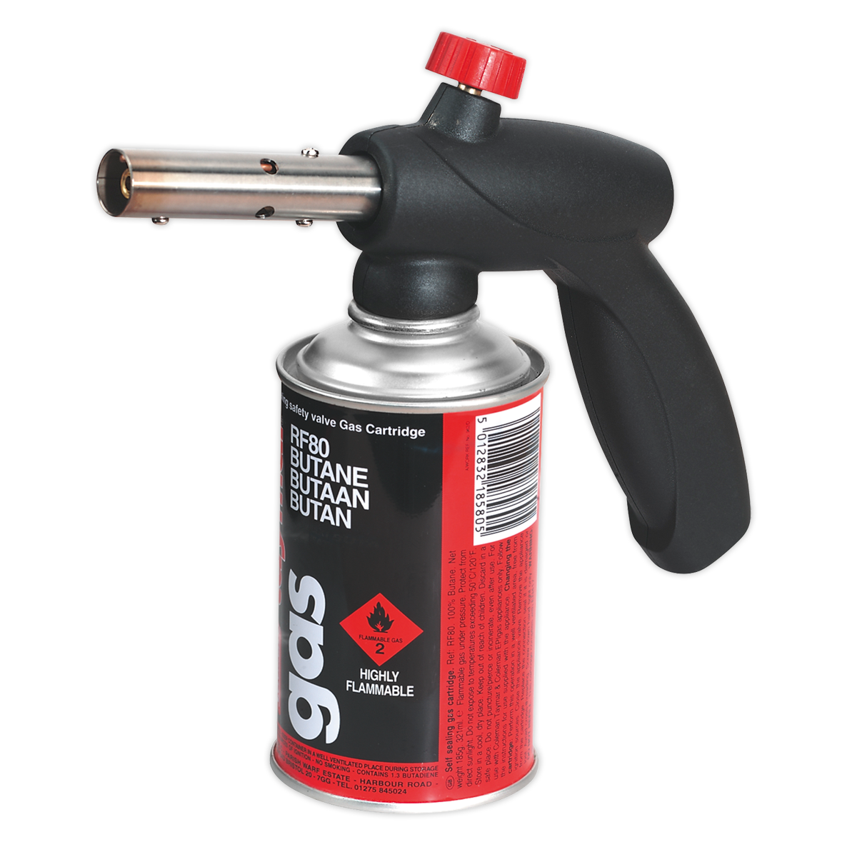 Sealey Maxi Butane Soldering Heating Torch Piezo Electric Ignition AK2957