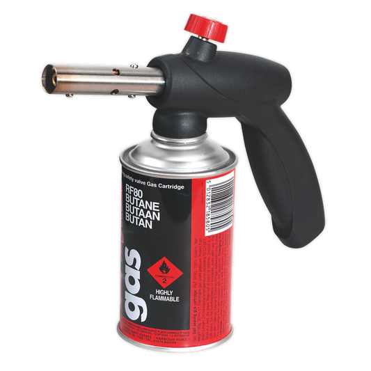 Sealey Maxi Butane Soldering Heating Torch Piezo Electric Ignition AK2957