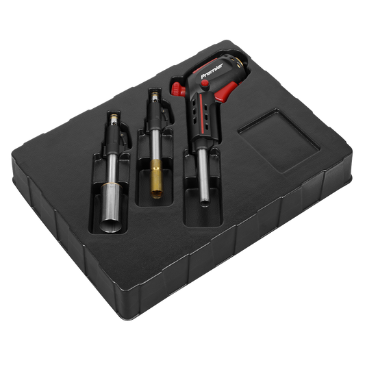 Premier Interchangeable Propane Torch Set 3-In-1 Interchangeable Tips AK2958