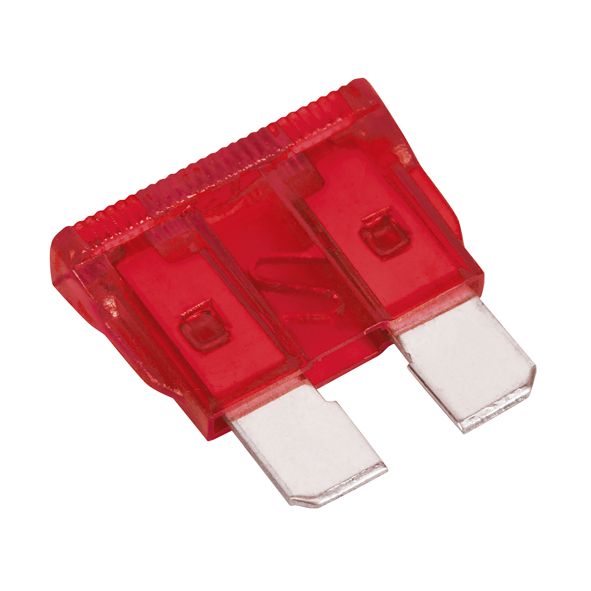 Sealey Automotive Standard Fuse Blade Electrical 10A Pack of 50 Pcs Red SBF1050