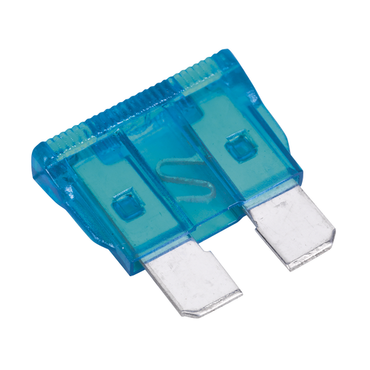 Sealey Automotive Standard Fuse Blade Electrical 15A Pack of 50 Pcs Blue SBF1550