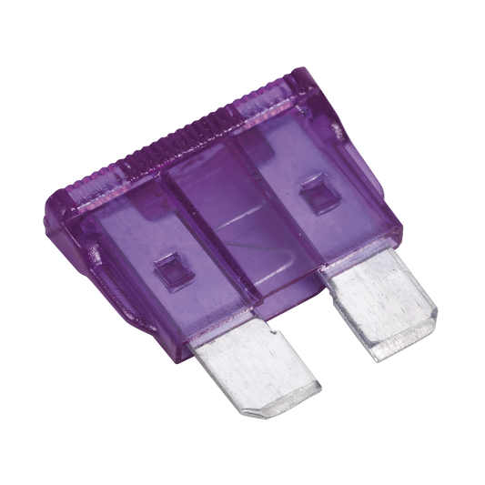 Sealey Automotive Standard Fuse Blade Electrical 3A Pack of 50 Pcs Puple SBF350