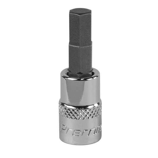 Sealey Hex Socket Bit 6mm 1/4" Square Drive Forged Chrome Vanadium Steel SBH004