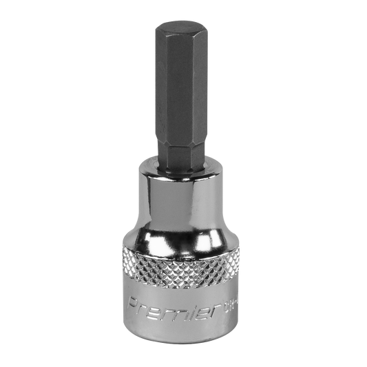 Sealey Hex Socket Bit 7mm 3/8" Square Drive Forged Chrome Vanadium Steel SBH010