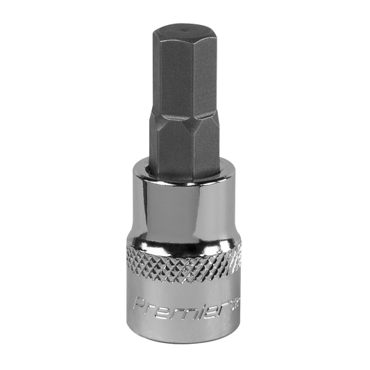 Sealey Hex Socket Bit 9mm 3/8" Square Drive Forged Chrome Vanadium Steel SBH012