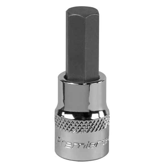 Sealey Hex Socket Bit 10mm 3/8" Square Drive Forged Chrome Vanadium Steel SBH013