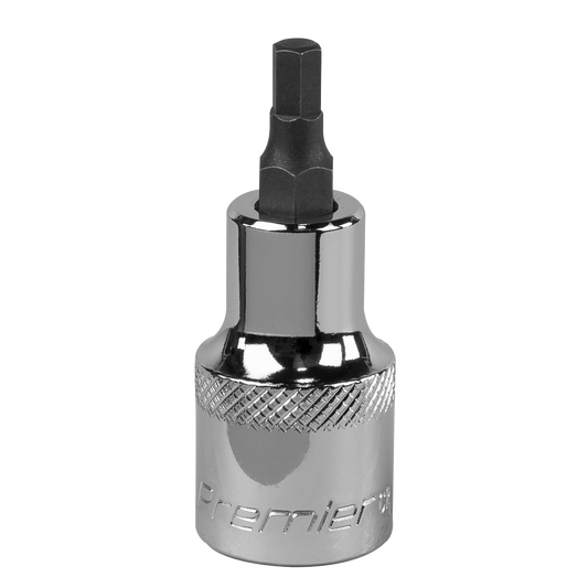 Sealey Hex Socket Bit 5mm 1/2" Square Drive Forged Chrome Vanadium Steel SBH017