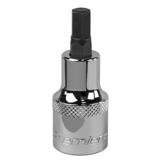 Sealey Hex Socket Bit 7mm 1/2" Square Drive Forged Chrome Vanadium Steel SBH019