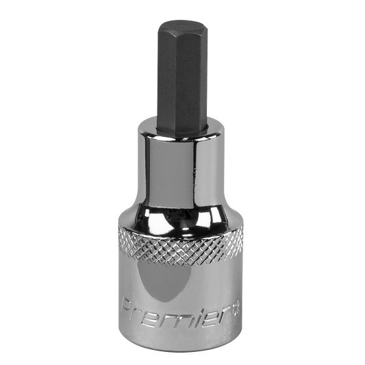 Sealey Hex Socket Bit 8mm 1/2" Square Drive Forged Chrome Vanadium Steel SBH020