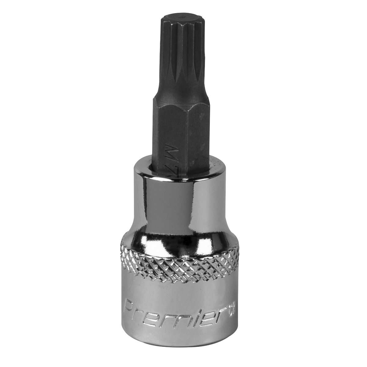 Sealey Spline Socket Bit M7 3/8" Drive Forged Chrome Vanadium Steel SBS005