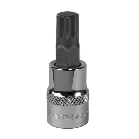 Sealey M10 3/8" Drive Spline Socket Bit Forged Chrome Vanadium Steel Tool SBS008